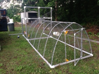 A Spin on the Ultimate PVC Chicken Tractor - Lewis Family Farm